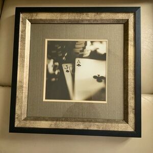 ART IN MOTION “Blackjack” By Julie Greenwood Size 14X14 Excellent Condition